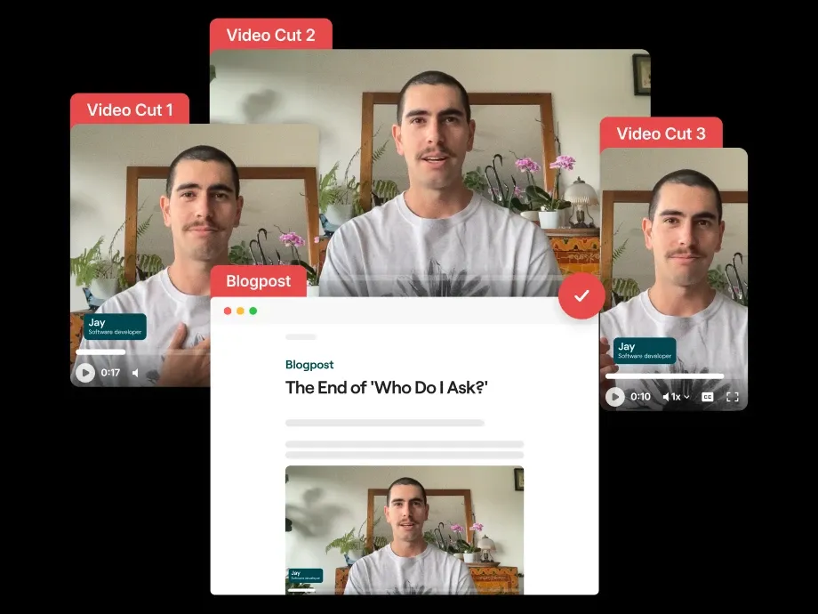 Generated video cut-downs and a blog post