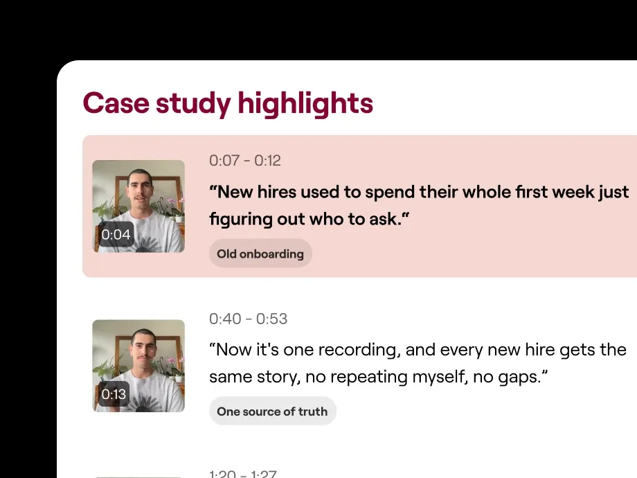Signal surfacing case study highlights and themes
